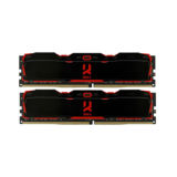 Модуль памяти DDR4 2 х 8GB 3000MHz Goodram Iridium X Black (IR-X3000D464L16S/16GDC)