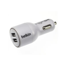   - USB Belkin F8J070 2in1 (12V,  2-USB 4,2A)+ cable microUSB, white