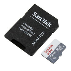   64 GB microSDXC SanDisk Ultra UHS-I U3 (80Mb/s) (SDSQUNS-064G-GN3MA)