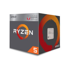  AMD AM4 Ryzen 5 4C/8T2400G YD2400C5FBBOX (3.9GHz,6MB,65W,AM4) box, with Wraith Stealth cooler and RX Vega Graphics