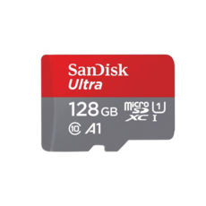   128 GB microSDXC SanDisk ULTRA A1 100MB/s (SDSQUAR-128G-GN6MA)