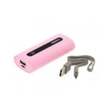 Внешний аккумулятор (Power Bank) Remax original E5 Series 5000mAh USB(1A) pink