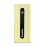 Внешний аккумулятор (Power Bank) Remax original E5 Series 5000mAh USB(1A) yellow