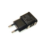 Зарядное устр-во USB 220В 2USB 2А(1A+1A) ETA-U90EVE (реал 2A) black