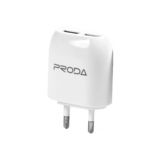 Зарядное устр-во USB 220В Remax Proda RP-U21 original 2.1А (2USB) white