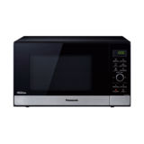 Микроволновая печь Panasonic NN-SD 38 HSZPE, 23л, 1000/1000Вт, инверторная, гриль, сенсорная, внутреннее покрытие эмаль, дверца открывается кнопкой, черный/нержавейка