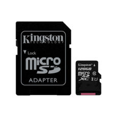   128 GB microSDXC Kingston Canvas Select Class 10 UHS-I (SDCS/128GB)