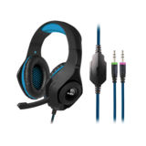 Наушники игровые SVEN AP-G887MV black-blue наушники с микрофоном (кожаные) Джек 2*3,5мм