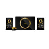 Акустическая система 2.1 SVEN MS-1086 (black-Gold) Акустическая система 2.1 20W Woofer + 2*14W speaker, проводной ДУ