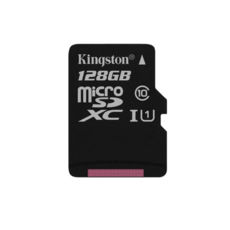   128 GB microSDXC Kingston Canvas Select Class 10 UHS-I (SDCS/128GB) 
