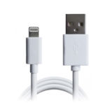Кабель USB 2.0 Lightning - 1.0 м Grand-X PL01WS, 100% медь, 2.1А, для iPhone 5/5s/6/IPAD White