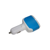 Автомобільний зарядний пристрій HQ-Tech S1, QuickCharge QC3.0, 12/24V, 3xUSB 3.5A, LED display, White+Blue, Box