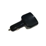 Автомобільний зарядний пристрій HQ-Tech S1, QuickCharge QC3.0, 12/24V, 3xUSB 3.5A, LED display, Black, Box