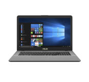 Ноутбук 17" Asus N705UQ-GC094 / серый / 17.3'/(1920x1080)FHD LED / Intel® i7-8550U / 16Gb / 1Tb HDD/SSD 256Gb / GeForce® GT 940M, 2Gb / no ODD / no OS / / /
