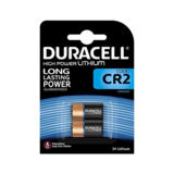 Батарейка CR2 Duracell, 2 шт, новые, вскрыта упаковка