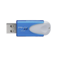 USB3.0 Flash Drive 64 Gb PNY Attache4 Blue (FD64GATT430-EF)