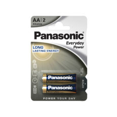  R6 Panasonic EVERYDAY POWER AA BLI 2 ALKALINE LR6REE/2BR 2  