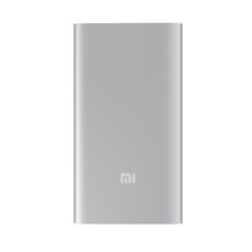   (Power Bank) XIAOMI MiPower 5000 mAh (2.1A, 1USB) Silver Ultra Thin (NDY-02-AM-SL)