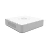 Видеорегистратор HDTVI HikVision DS-7104HQHI-K1 (4-канальный Turbo HD видеорегистратор; H.265+/H.265/H.264+/H.264; Видеостандарт: HDTVI / HDCVI / AHD / CVBS + 1IP; Входящий поток 40 Мб/с, запись: 3Мп - 15 к/с (только 1й канал), 1080р - 15 к/с, 720р - 25 к/с; Видео выходы: HDMI, VGA; 2хUSB, 1хHDD (до 4ТБ), DC 12В/8Вт, 200х200х45 мм.)