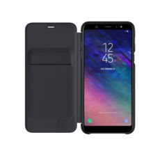  Samsung Wallet Cover   Galaxy A6+ (A605) Black (EF-WA605CBEGRU)