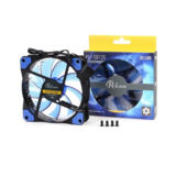 Вентилятор 120 mm ProLogix PLF-SB120B4, 32 Blue LED 3+4pin, 120x120x25mm ,BOX