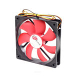 Вентилятор 80 mm ProLogix PF-SB80BR3, 80x80x25mm, 3pin Black/Red, BOX