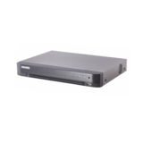 Видеорегистратор HDTVI HikVision DS-7208HQHI-K1 (8-канальный Turbo HD видеорегистратор; H.265+/H.265/H.264+/H.264; Видеостандарт: HDTVI / HDCVI / AHD / CVBS + 2IP; Запись: 3Мп - 15 к/с (только 1й, 2й каналы), 1080р - 15 к/с, 720р - 25 к/с; Видео выходы: HDMI, VGA, CVBS; 2хUSB, 1хHDD (до 6ТБ), DC 12В/7.5Вт, 315 x 242 x 45 мм.)