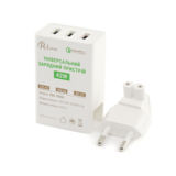 Зарядное устр-во USB 220В ProLogix PQC-103Q2, 3 USB, 42W 2*5V2.4A+QC2 (15V1.2A/12V1.5A/9V2A/5V2A) White
