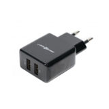 Зарядное устр-во USB 220В Maxxter UC-23A, 2 USB, 5V/2.1A