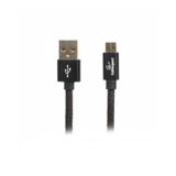 Кабель USB 2.0 Micro - 1.0 м Cablexpert CCPB-M-USB-04BK, премиум, 2.4А, оплетка, черный, блистер