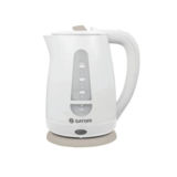Чайник Satori SPK-7040-EL, 2000Вт, 2л, дисковый, белый/кофейный