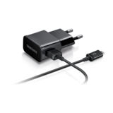 Зарядное устр-во USB 220В SAMSUNG ETA-U90EBE 2,4А black (реал 2,4А) + cable microUSB
