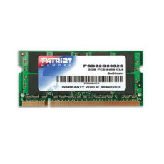   SO-DIMM DDR2 2Gb PC-6400 PATRIOT PSD22G8002S(box) 