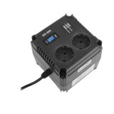 Стабилизатор Gemix SN-500, мощн.350Вт, 2хEURO розетки, LED индикация