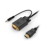Адаптер-преобразователь Cablexpert A-HDMI-VGA-03-10 HDMI в VGA и стерео-аудио 3,0м