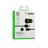 Автомобильное зарядное Belkin F8J090 Micro (1USB+кабель 1,2 м) 10Вт/2,1А