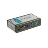 KVM переключатель D-Link KVM-121 Switch with build in cables, Listen to Music From One Computer While Working on Another БУ