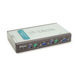 DKVM-4K 4-port KVM Switch БУ(полный комплект)