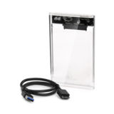 Карман внешний 2,5" ProLogix PMR-U27F-CLEAR, Clear, SATA HDD, USB3.0