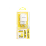 Зарядное устр-во USB Moxom KH06 (1USB + кабель) 2,4A