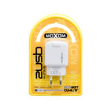 Зарядное устр-во USB Moxom KH47 (2USB + кабель) 5V/2.4A