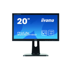  20"  Iiyama  B2083HSD 1600 x 900 TN WLED  16:9 VGA + DVI + AUX Black ..