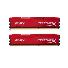   DDR4 2  8GB 3200MHz Kingston HyperX Fury Red (HX432C18FR2K2/16) 
