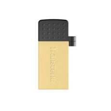 USB + OTG Flash Drive 16 Gb Transcend JetFlash 380 Gold metal (TS16GJF380G)