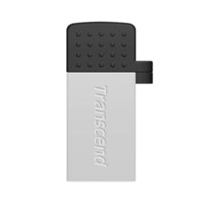 USB + OTG Flash Drive 64 Gb Transcend JetFlash 380 Silver (TS64GJF380S)