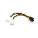Переходник питания CableHQ 2-molex на 6-pin для видеокарт