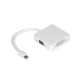 Конвертор-переходник mini Display PORT to HDMI,VGA,DVI, длина 10 см, блистер. CableHQ (SR)*