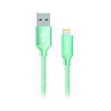 Кабель USB 2.0 Lightning - 1.0 м Colorway Apple Lightning 2.1А мятный