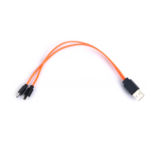 Кабель 2в1 USB 2.0 Micro - 1.0 м Colorway (2хМicroUSB) для аккумуляторных батарей CW оранжевый
