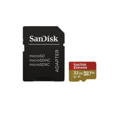   32 GB microSD SanDisk Extreme A1 Class 10 V30 UHS-I U3 (SDSQXAF-032G-GN6MA) 